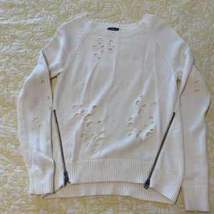 Express Distressed Sweater